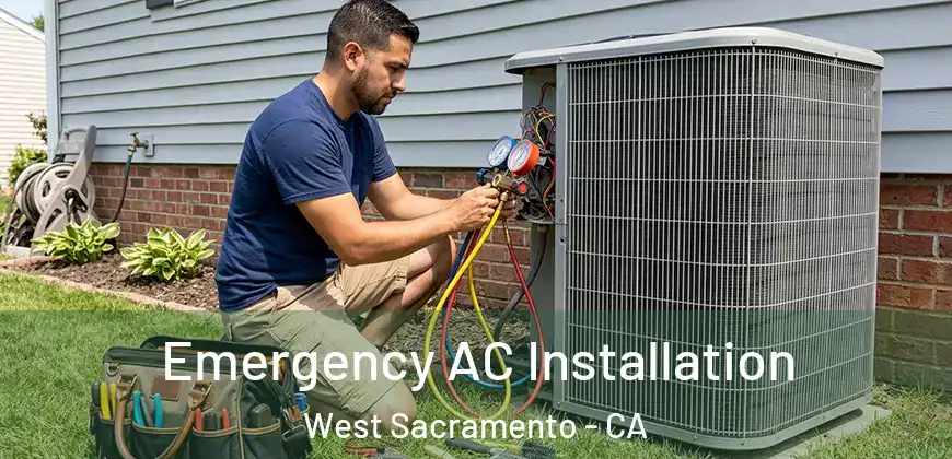 Emergency AC Installation West Sacramento - CA